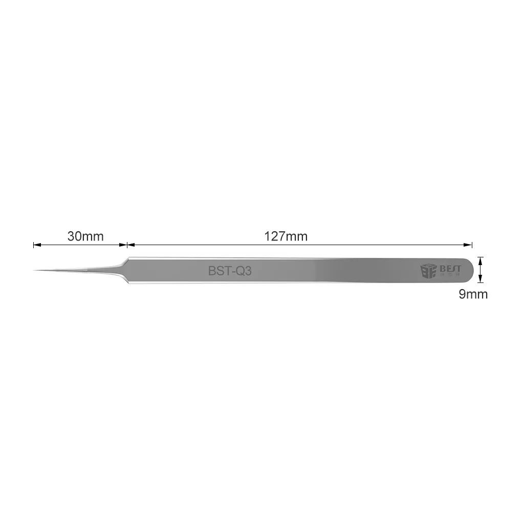 Ultra Hassas Çelik Entegre Cımbızı - Düz Sivri Uç 0.01mm