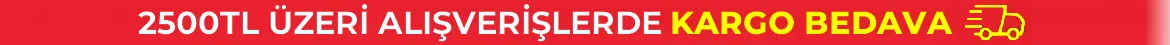 2500TL ÜZERİ ALIŞVERİŞLERDE KARGO BEDAVA