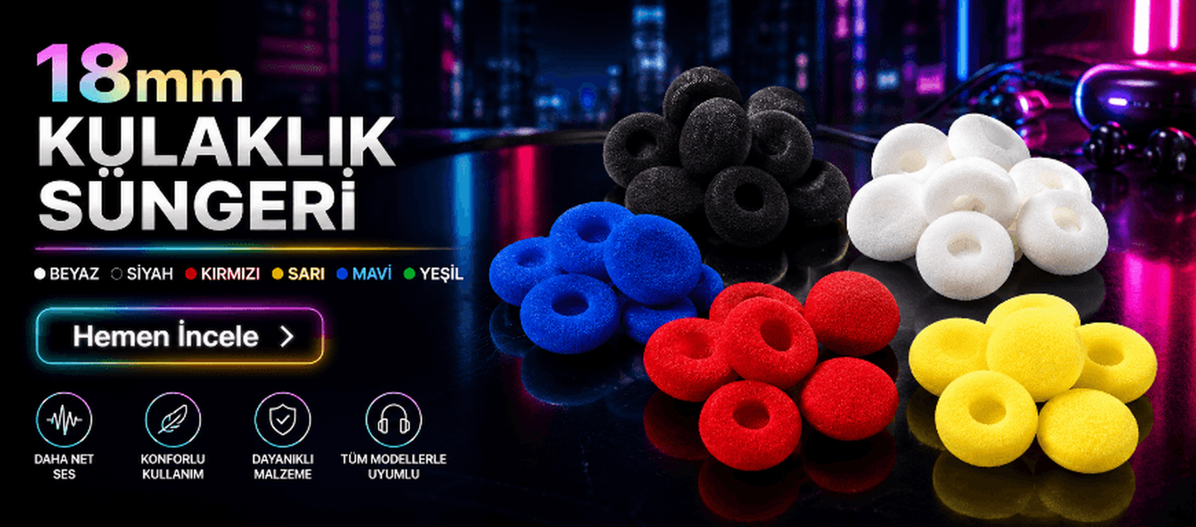 Kulaklık Süngeri