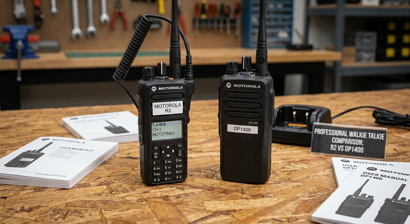 Motorola R2 vs DP1400: Detaylı Profesyonel Telsiz Analizi