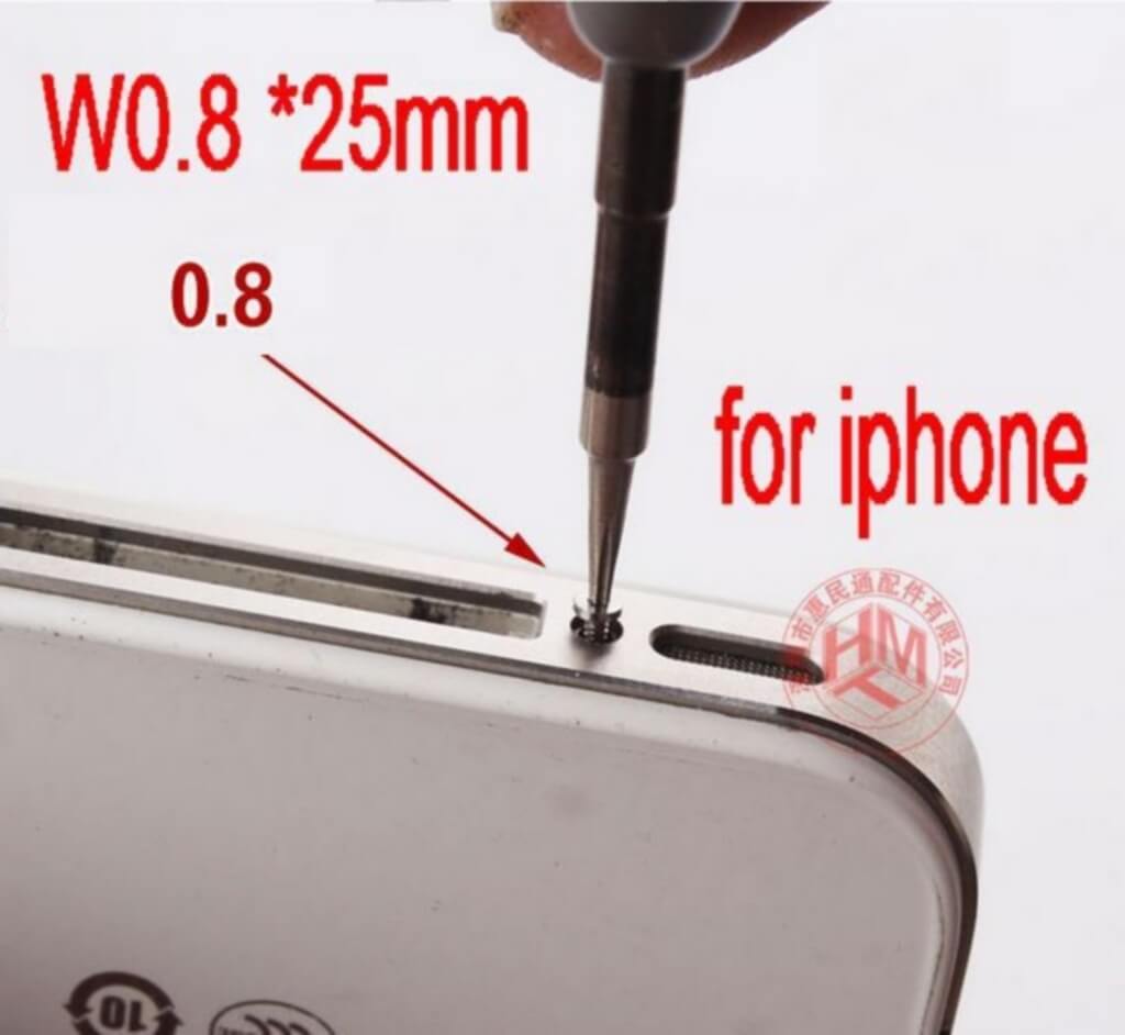 0.8mm Pentalobe iPhone Tornavida S2 Çelik