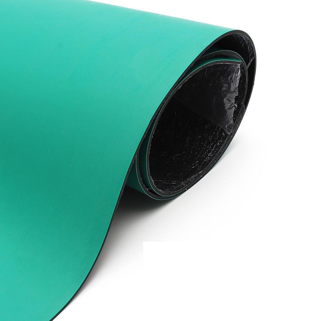 100x100cm Antistatik Mat ESD Teknik Servis Masa Örtüsü Isıya Dayanıklı Lehimleme Çalışma Matı YEŞİL