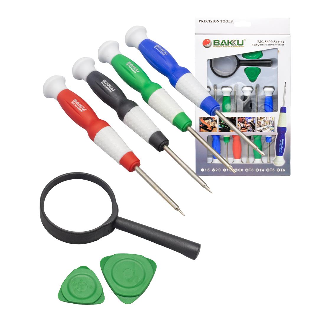 11 Parça Telefon Tablet Tamir Tornavida Büyüteç+Pena Dahil Set