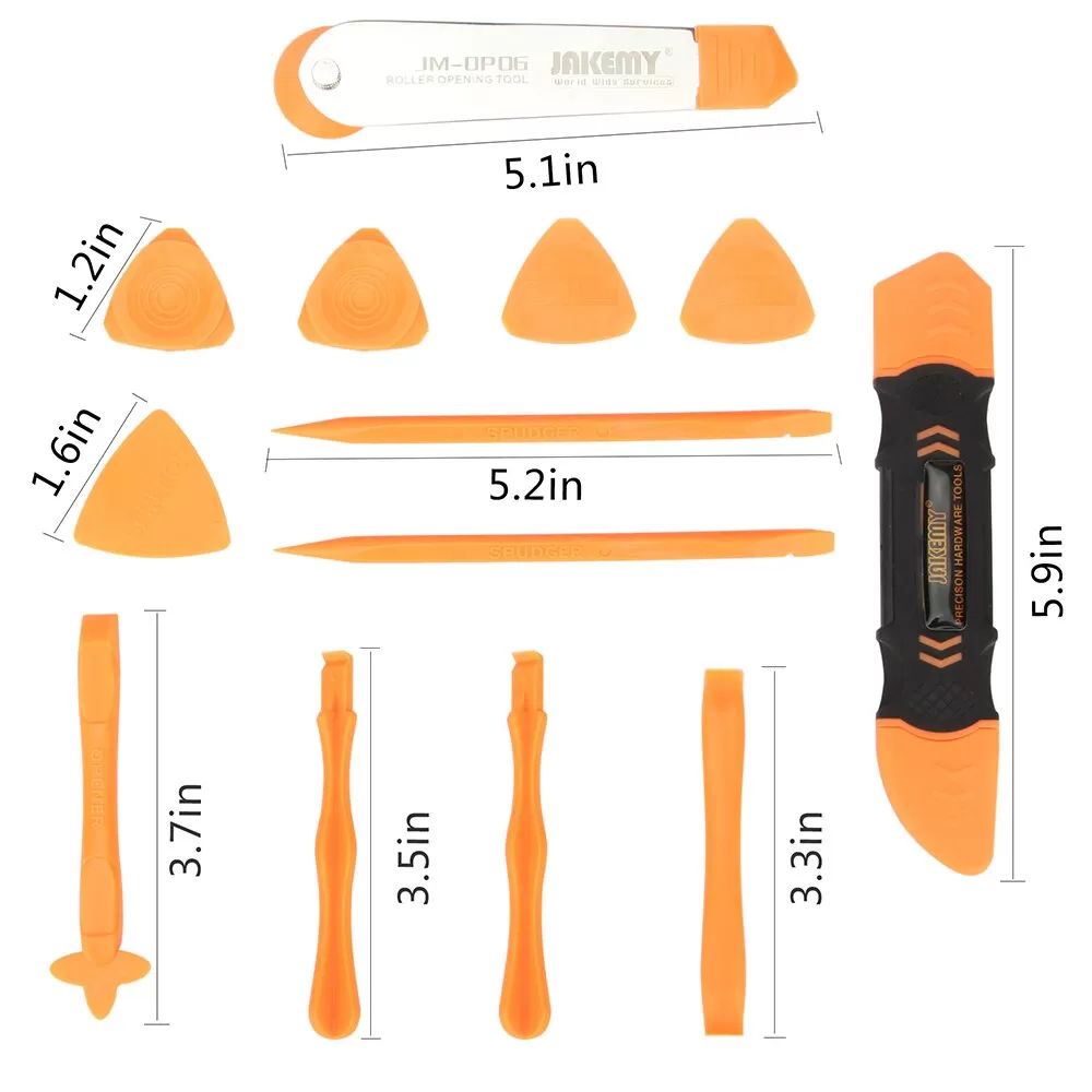 13 Parça Çok Amaçlı Telefon Tablet PS Notebook Laptop Açma Onarım Seti JM-OP15