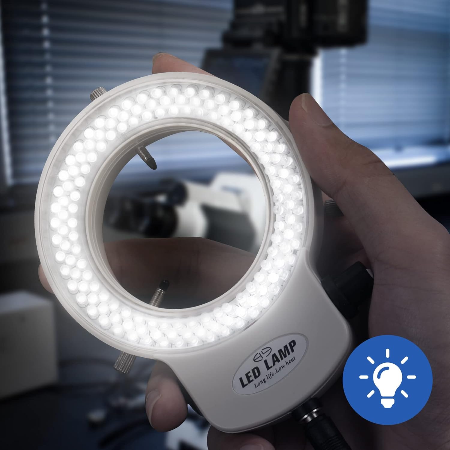 144 LED Dimlenebilir Mikroskop Işık Kaynağı BEYAZ | Profesyonel Teknik Servis Mikroskop Aydınlatma