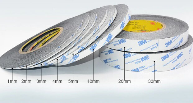 1mm/50mt ŞEFFAF Çift Taraflı Bant, Telefon Tablet Ekran Cam Kasa Kapak Pil Tamir Bantı