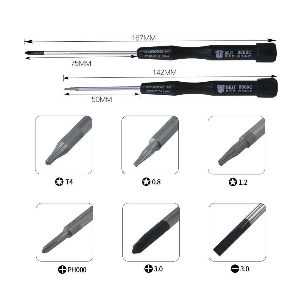 22 Parça Telefon Tablet PC Oyuncak Hobi Tamir Seti BST-112