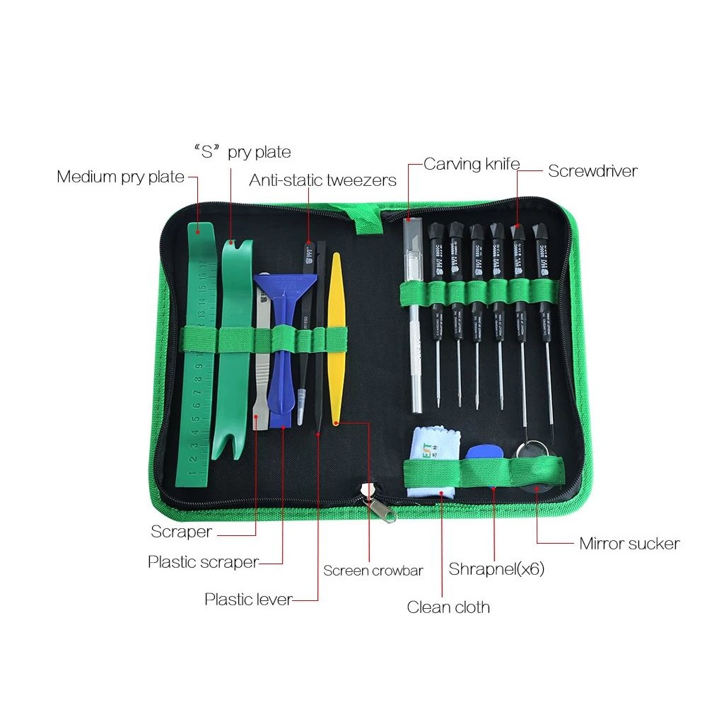 22 Parça Telefon Tablet PC Oyuncak Hobi Tamir Seti BST-112