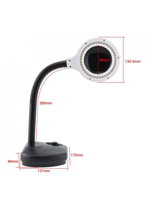 308L Dimlenebilir Led Işıklı Büyüteçli Masa Lambası