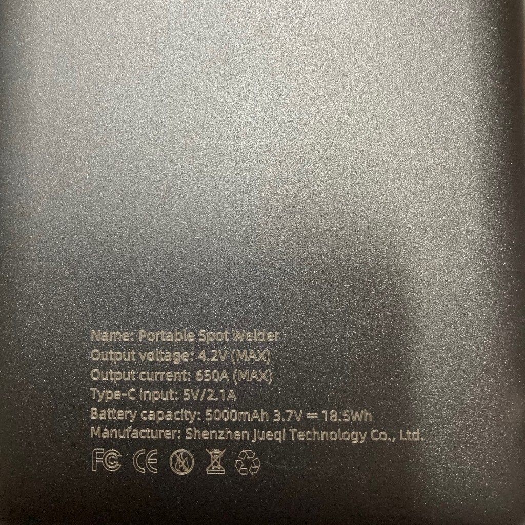 3GOA Kerpu Güç Ayarlı UsbC Şarjlı Pil Punta Kaynak Makinesi 5000mAh