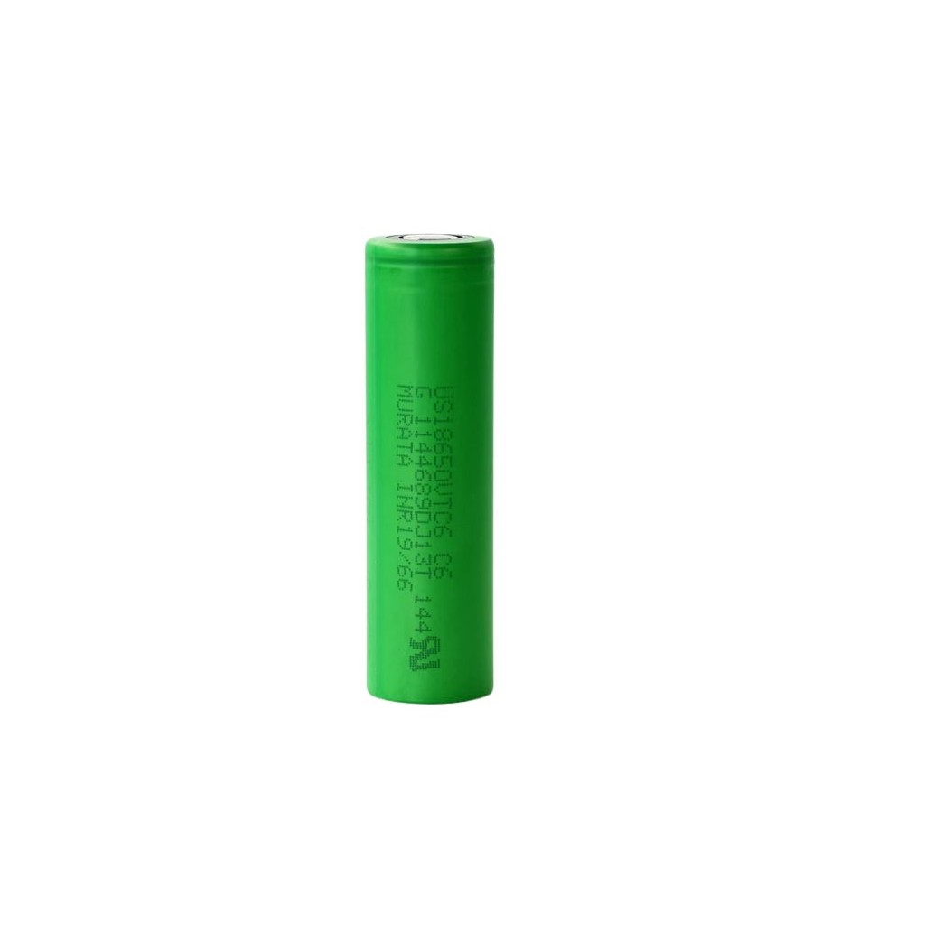 3'lü Murata VTC6 18650 Şarjlı Pil 3000mAh 3.7V Li-ion Flat Top + Taşıma Kutusu | Yüksek Kapasiteli