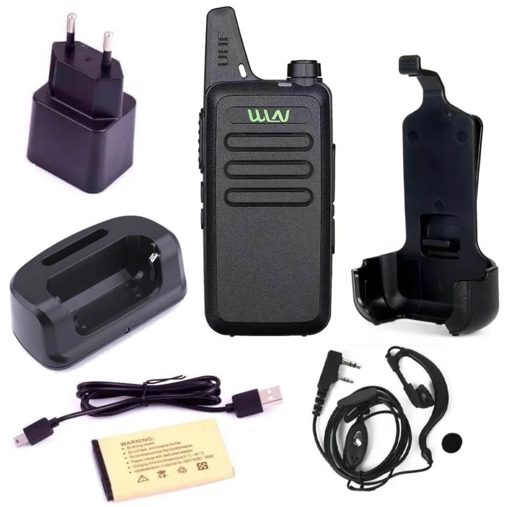 4 Telsiz+4 Kulaklık Pmr 446 Türkçe Konuşan El Telsizi Kd-c1t