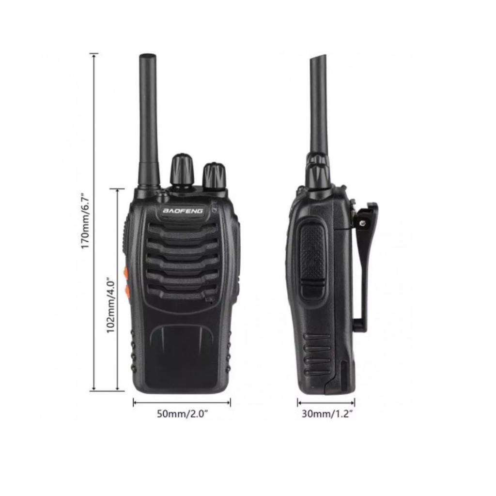 4lü Baofeng BF-88E PMR 446 El Telsizi Kulaklık Hediyeli Set 