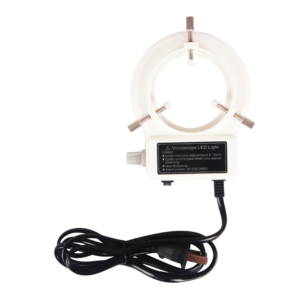 56 LED Dimlenebilir Mikroskop Işık Kaynağı BEYAZ | Ayarlanabilir Halka LED Aydınlatma Servis Lambası