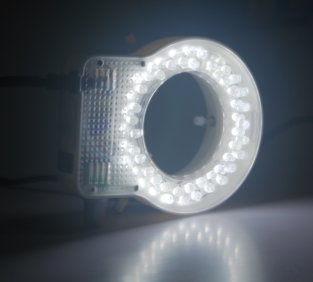 56 LED Dimlenebilir Mikroskop Işık Kaynağı BEYAZ | Ayarlanabilir Halka LED Aydınlatma Servis Lambası