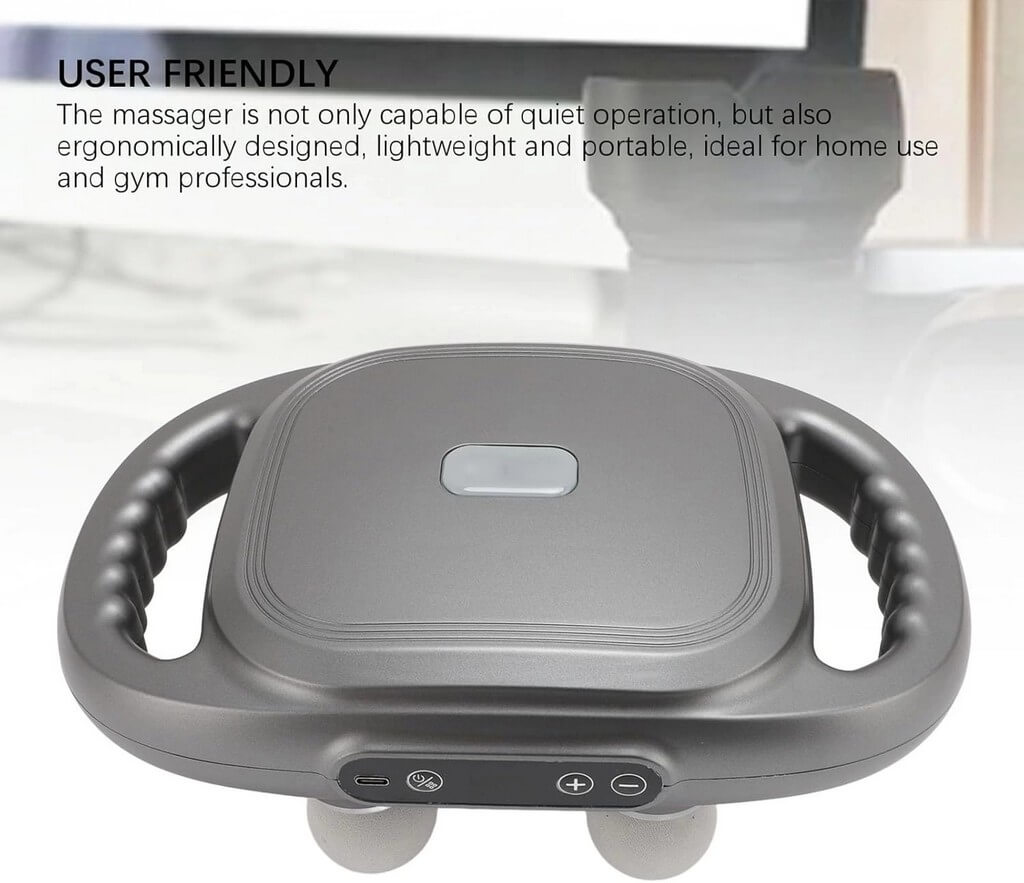 6 Başlıklı Şarjlı Masaj Aleti Ym-K60 Six Head Fascia Gun