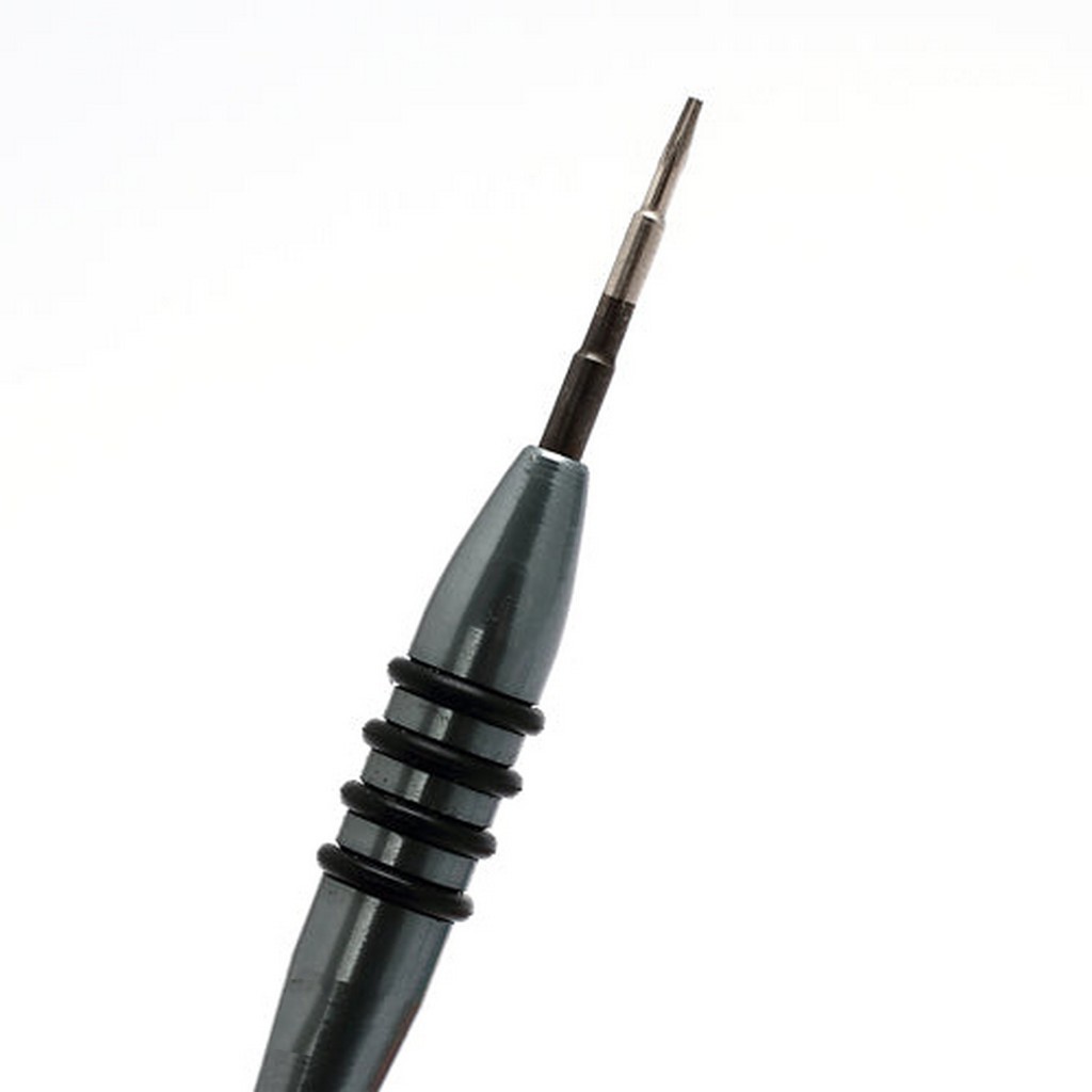 7 Parça Metal Hassas Manyetik Tornavida Seti 0.8mm, 0.6mm Y, 1.2mm+ 1.5mm+ 1.5mm- T2 Tork Uçlar