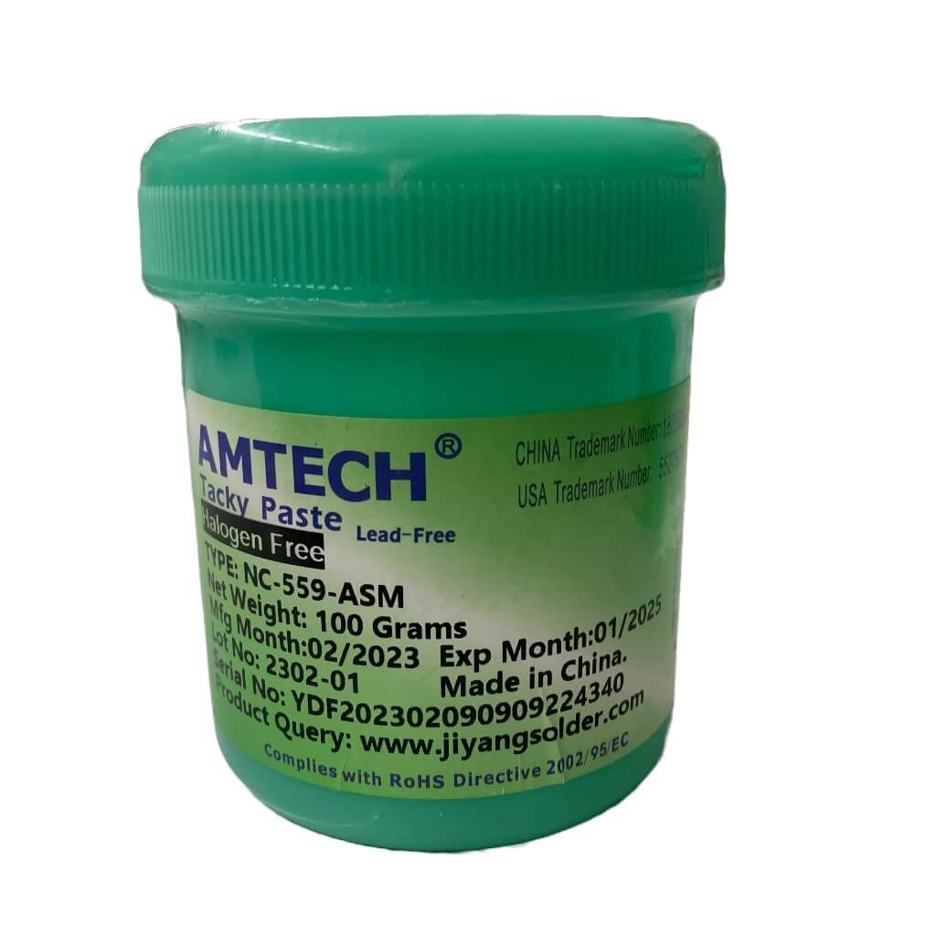 Amtech NC-559-ASM Krem Flux Halogen Free Lead Free 100Grams