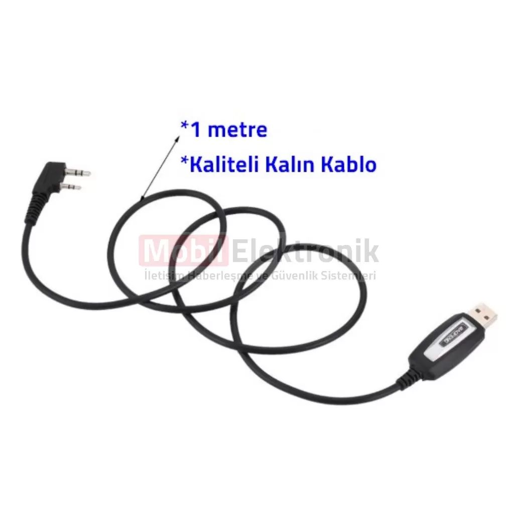 Analog Telsiz Programlama Kablosu+Cd Baofeng TYT WLN MARS..Uyumlu K Tip