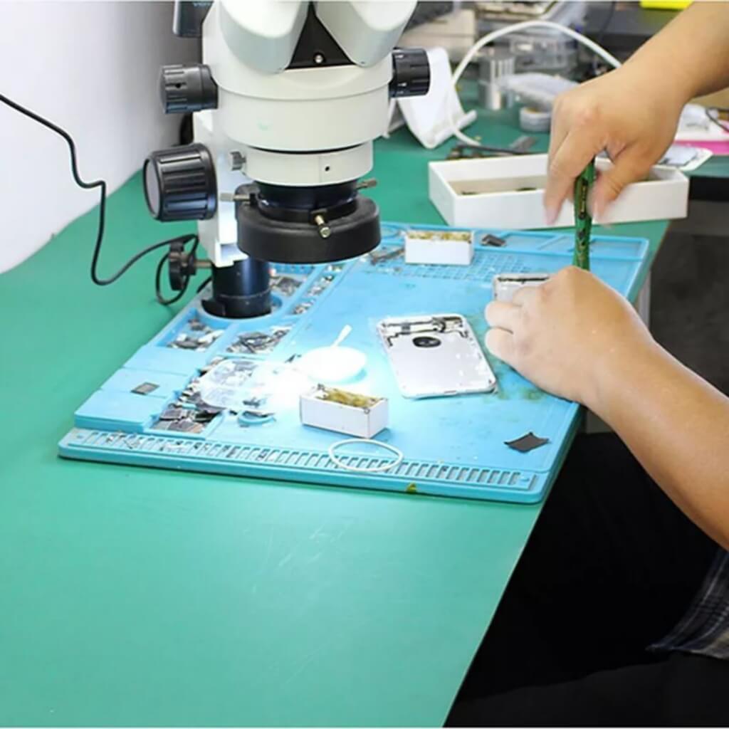 Antistatik ESD Teknik Servis Matı 100x100 cm Yanmaz Lehimleme Çalışma Matı YEŞİL