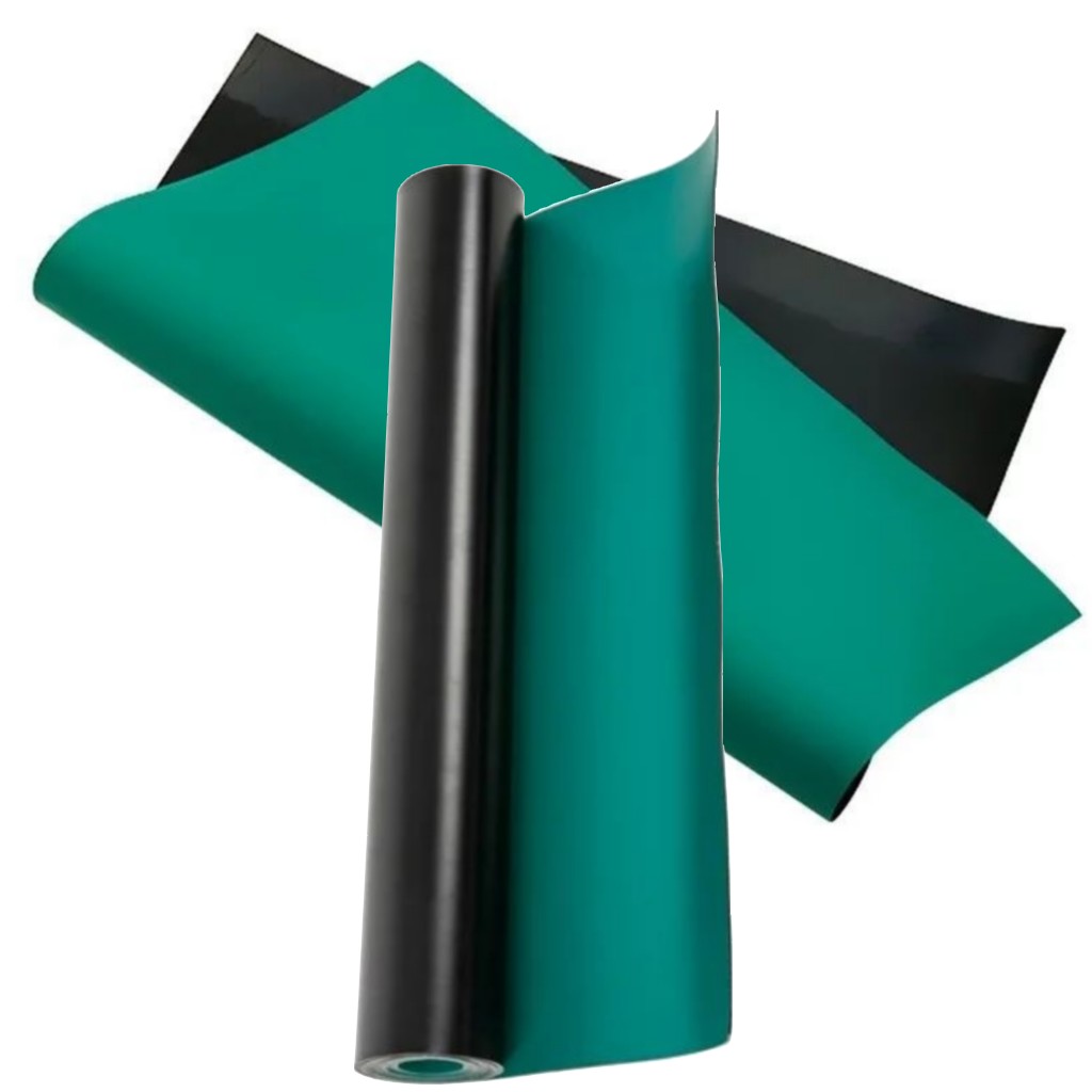 Antistatik ESD Teknik Servis Matı 100x100 cm Yanmaz Lehimleme Çalışma Matı YEŞİL