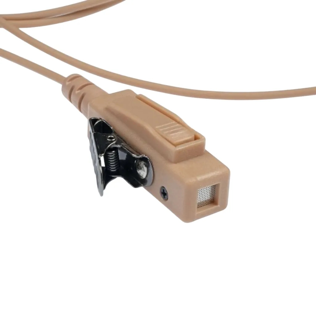 Aselsan 3700 Zafer Uyumlu Akustik Telsiz Kulaklığı Ten Rengi