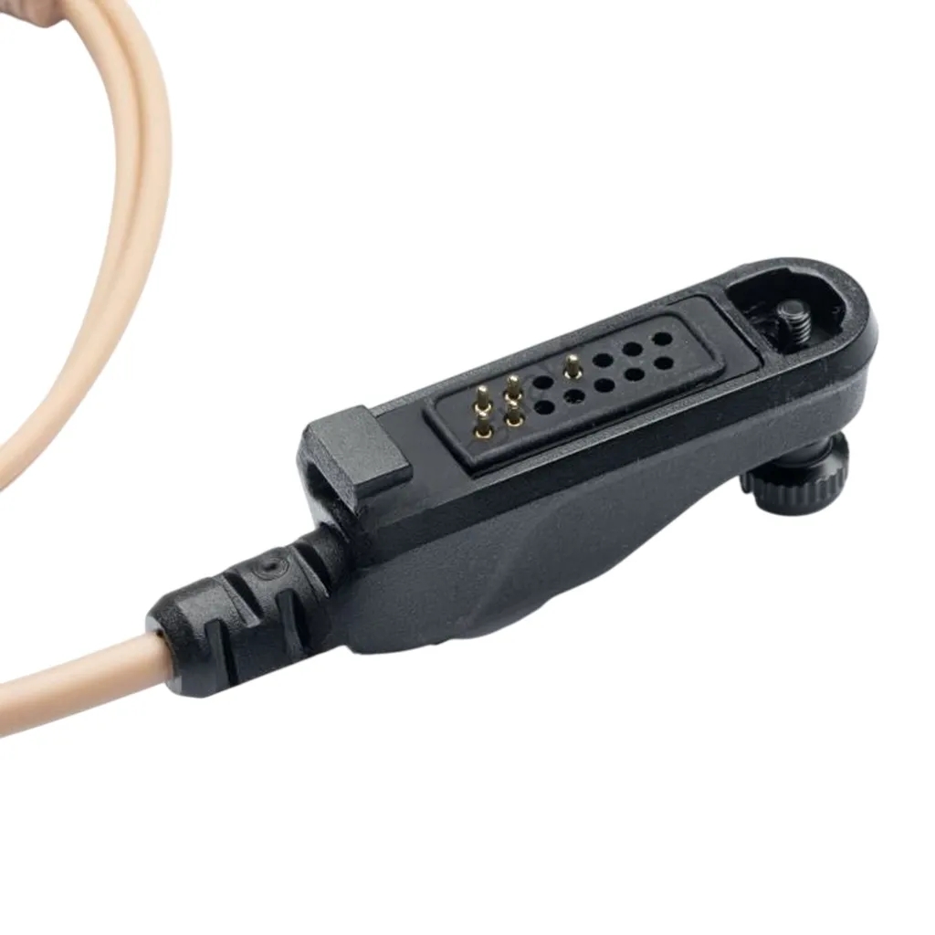 Aselsan 3700 Zafer Uyumlu Akustik Telsiz Kulaklığı Ten Rengi