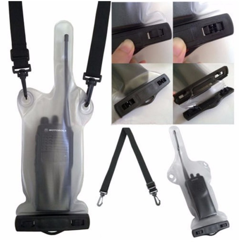 Askılı Su Geçirmez Telsiz Kılıfı Waterproof Telsiz Kılıfı
