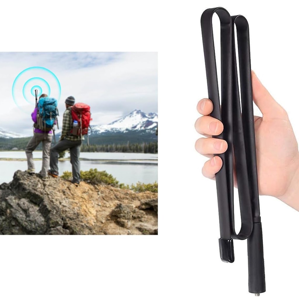 Baofeng Katlanır Bükülebilir El Telsiz Anteni – SMA Dişi Uyumlu 100cm