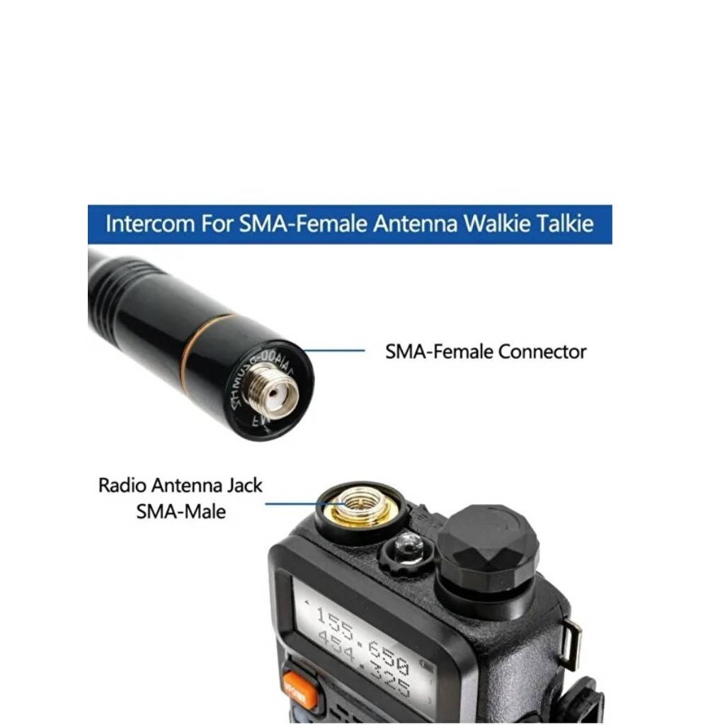 Baofeng Zastone uv82 5r 888 999 vhf-uhf 23cm Dual Band Dişi Esnek Telsiz Anten