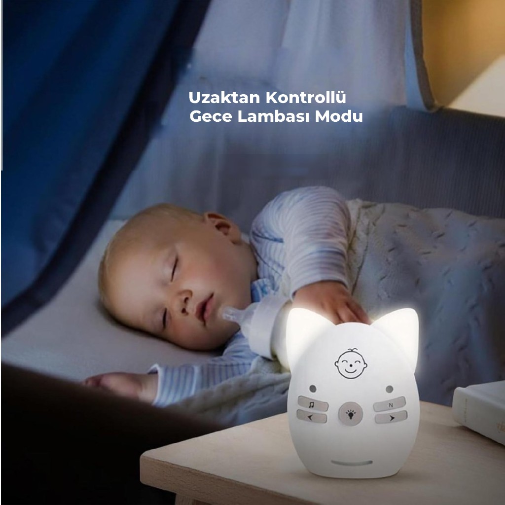 Çok Fonksiyonlu Bebek Telsizi Walkie Talkie İnterkom İkili Paket MBLV30