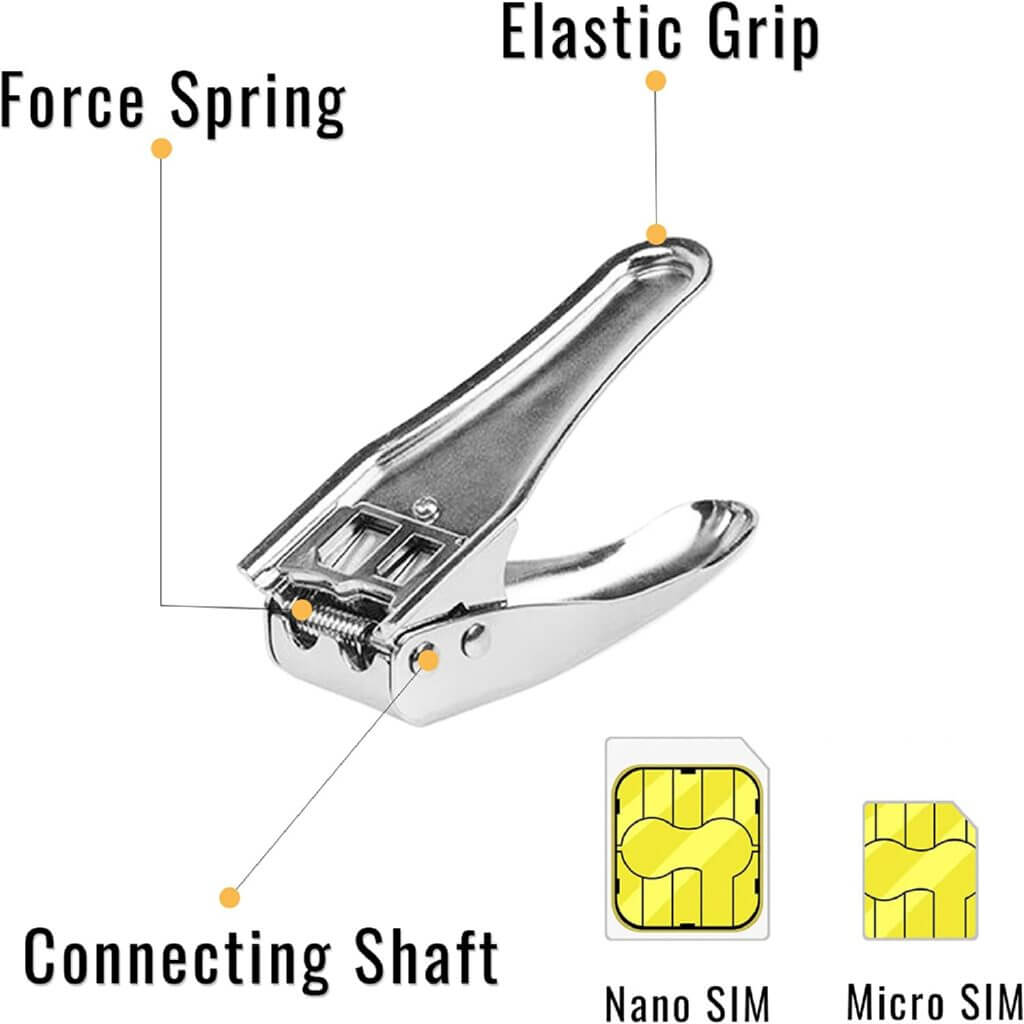 Dual Sim Kart Kesme Makası Micro/Nano SIM Card Cutter