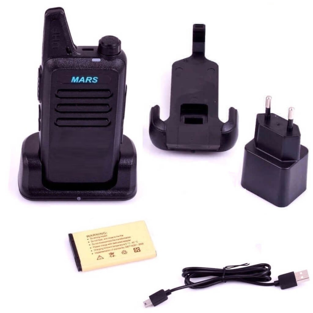 Ekip Kullanımına Özel PMR 446 Yeni Tasarım Type-c Şarjlı El Telsizi - Tekli Paket