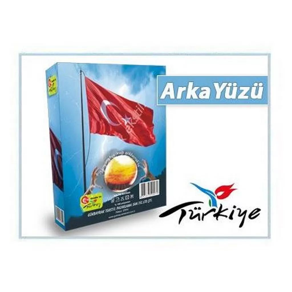 Gönder Direk Türk Bayrağı Alpaka Kalite 100x150cm (Kancalı)