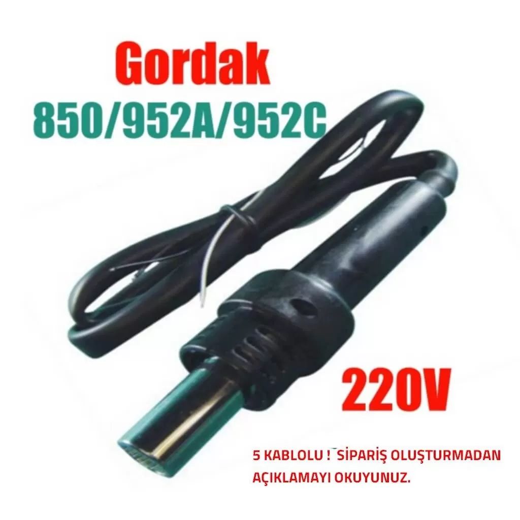 Gordak Gd 850 952A 952C İçin Yedek Hava Üfleme Kolu 5 KABLOLU No:2