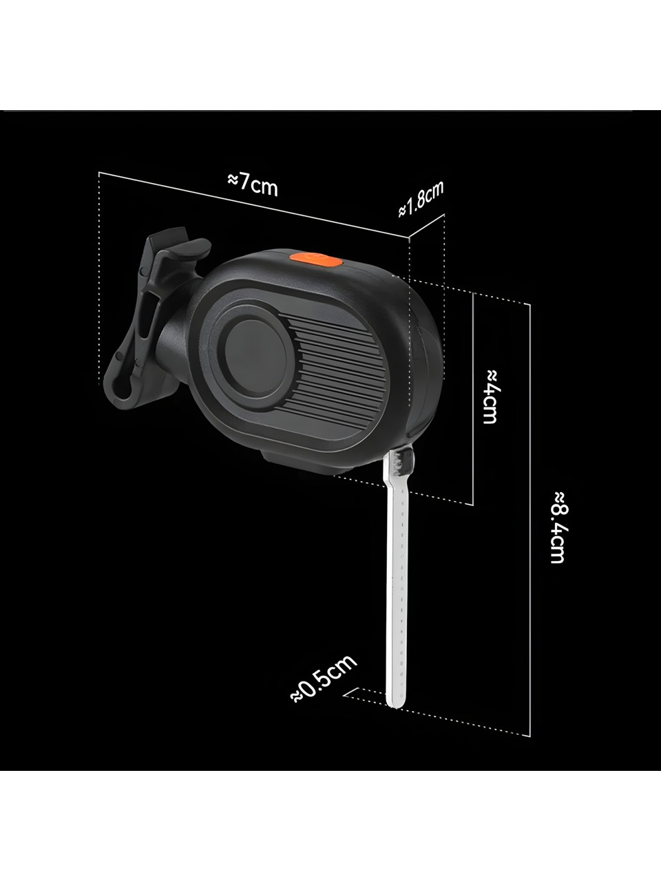 iDragon 8821 Bisiklet Arka Stop Lambası COB LED | Type-C Şarjlı, 3 Modlu, Suya Dayanıklı Arka Işık