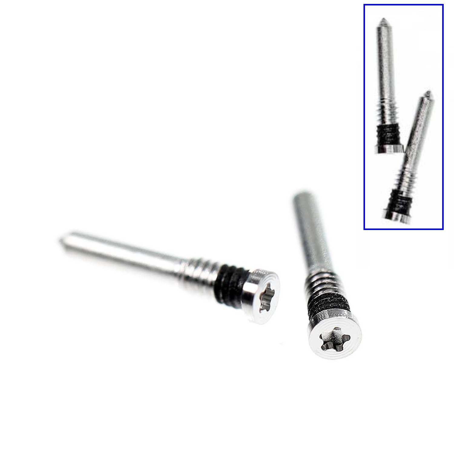 iPhone 12 Uyumlu Alt Vida 2li Set Silver