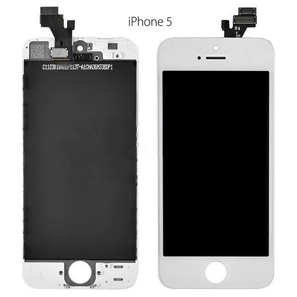 iPhone 5 Lcd Ekran Dokunmatik Ön Cam Beyaz A+ TAMİR SETİ