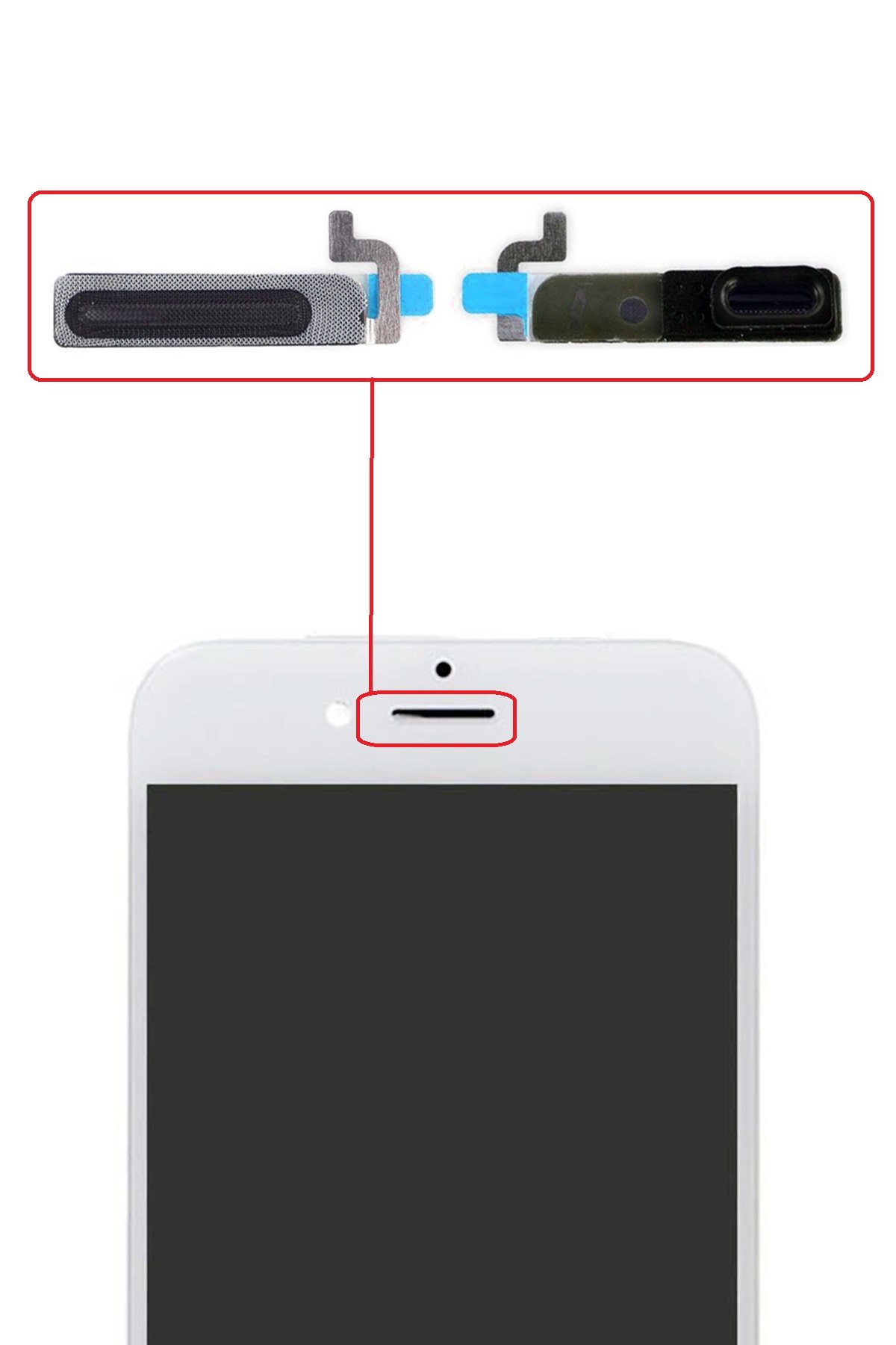 iPhone 6S Uyumlu İç Kulaklık Toz Filtresi