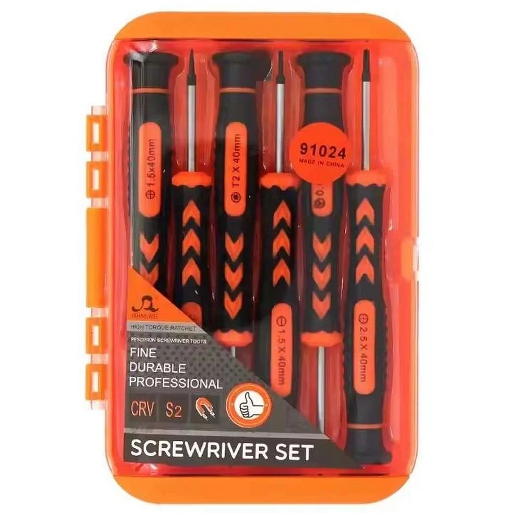 iPhone Tamir Tornavida Seti 0.6mm Y Uç 0.8mm T2 1.5+ 1.5- 2.5+ CRVS2