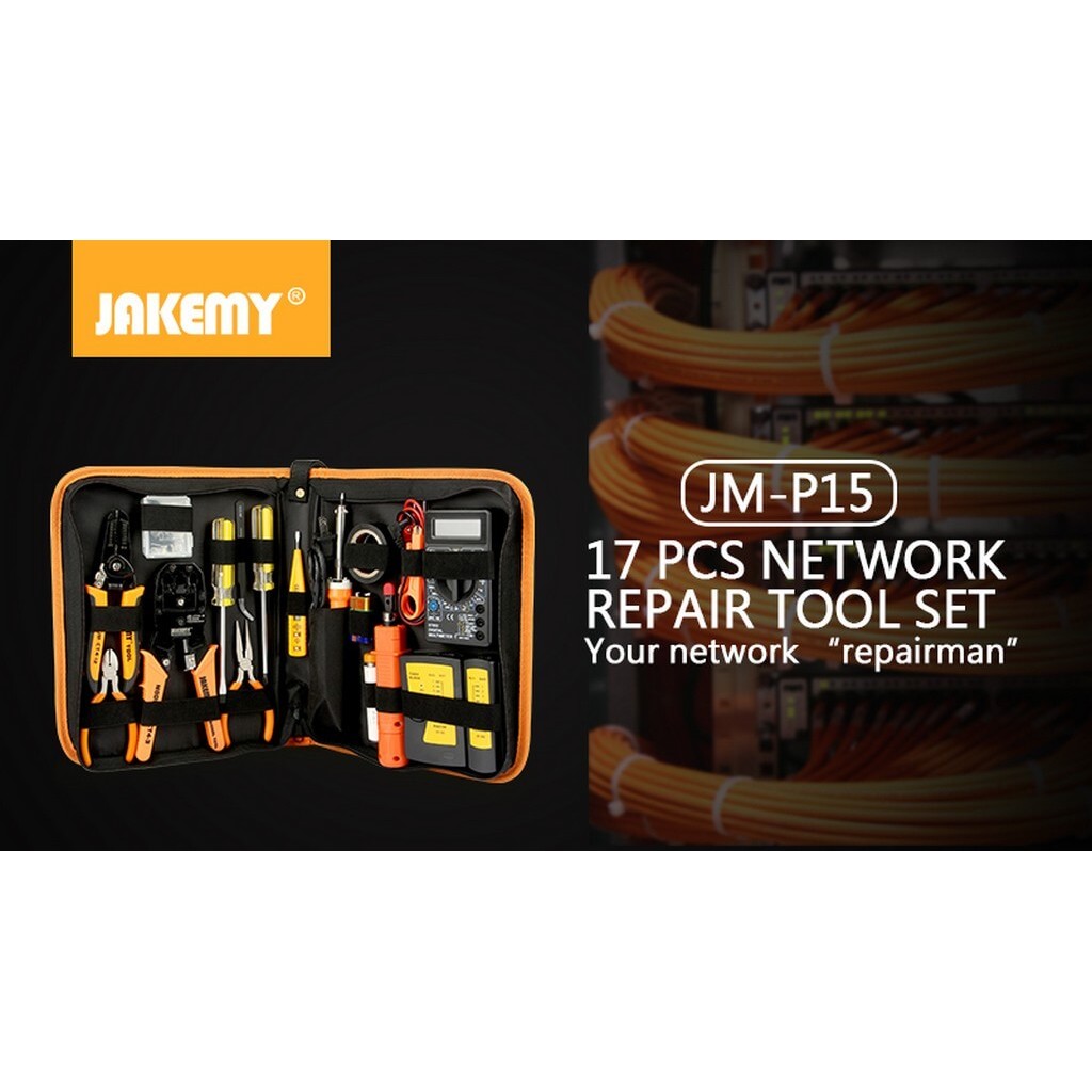 Jakemy Jm-P15 Alet Çantası 17 Parça Set