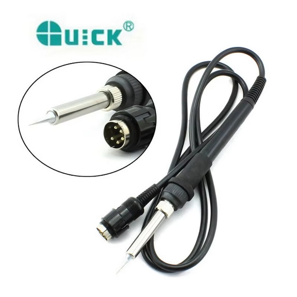 Kalem Havya Kolu Quick 706 936A Uyumlu 907A 24V 50W için 5 Pin Erkek Yedek Havya Kolu