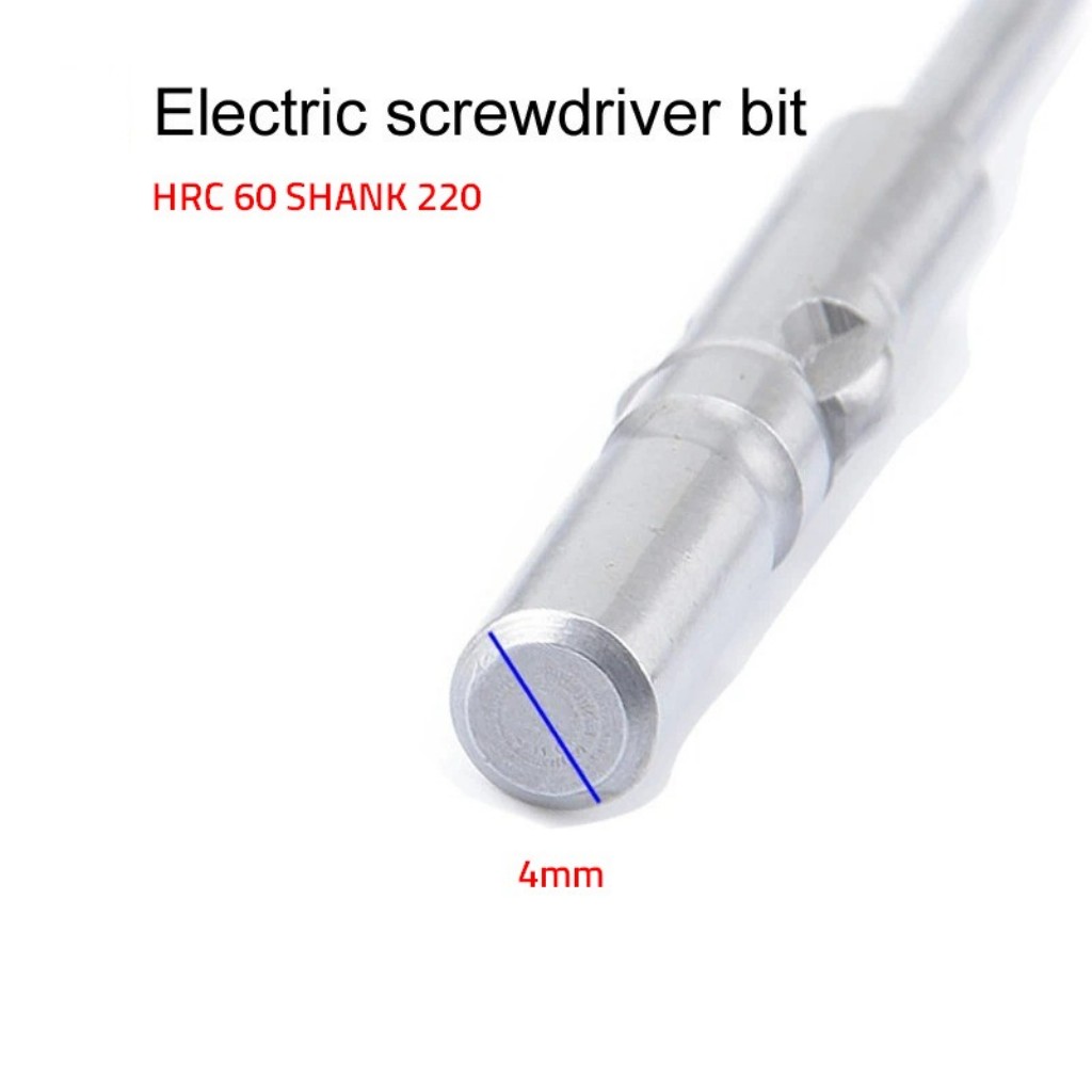 KLT-3 Elektrikli Tornavida İçin 10lu Uç Seti 4mm x 40mm x 1.5mm