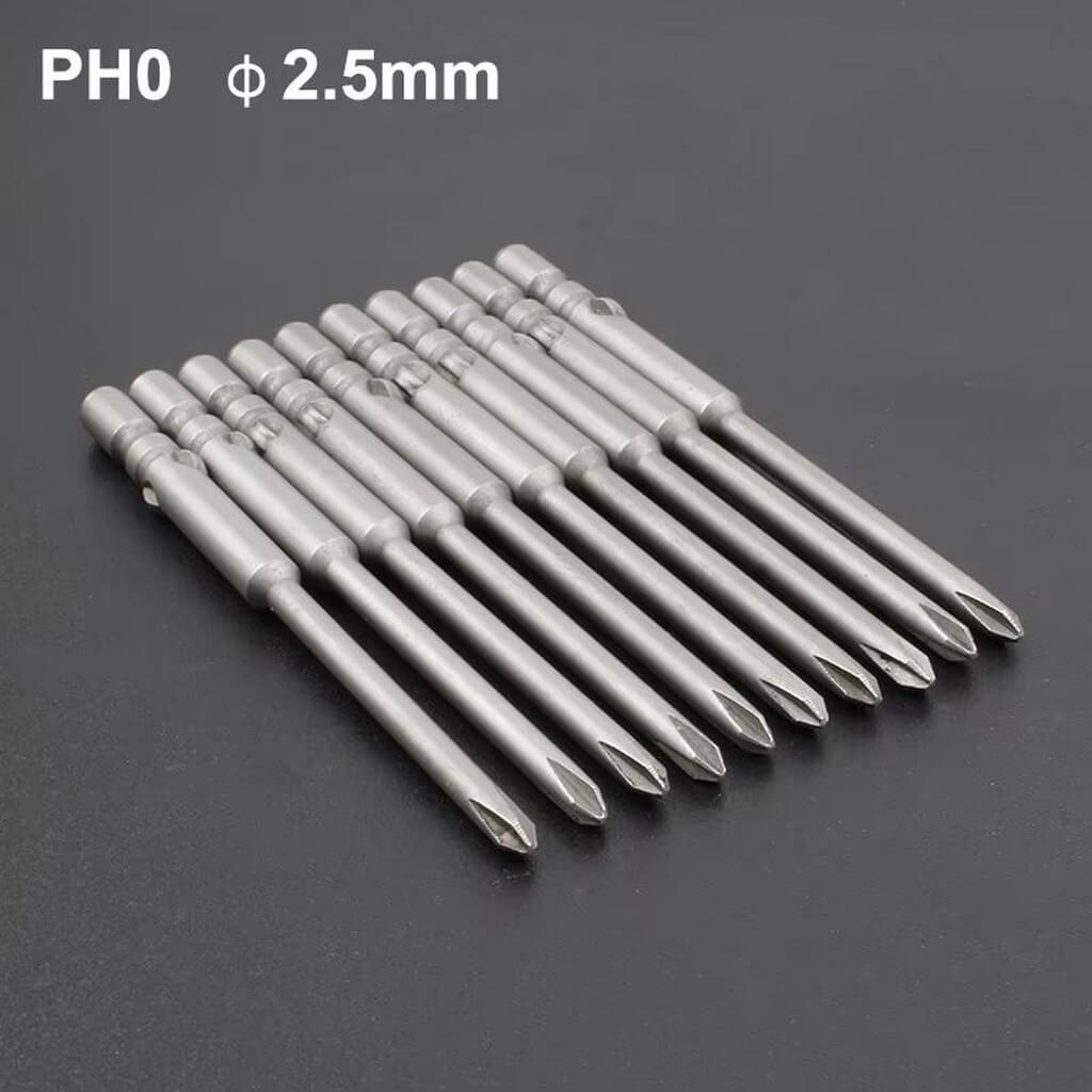 KLT-3 Elektrikli Tornavida İçin 10lu Uç Seti 4mm x 40mm x 2.5mm