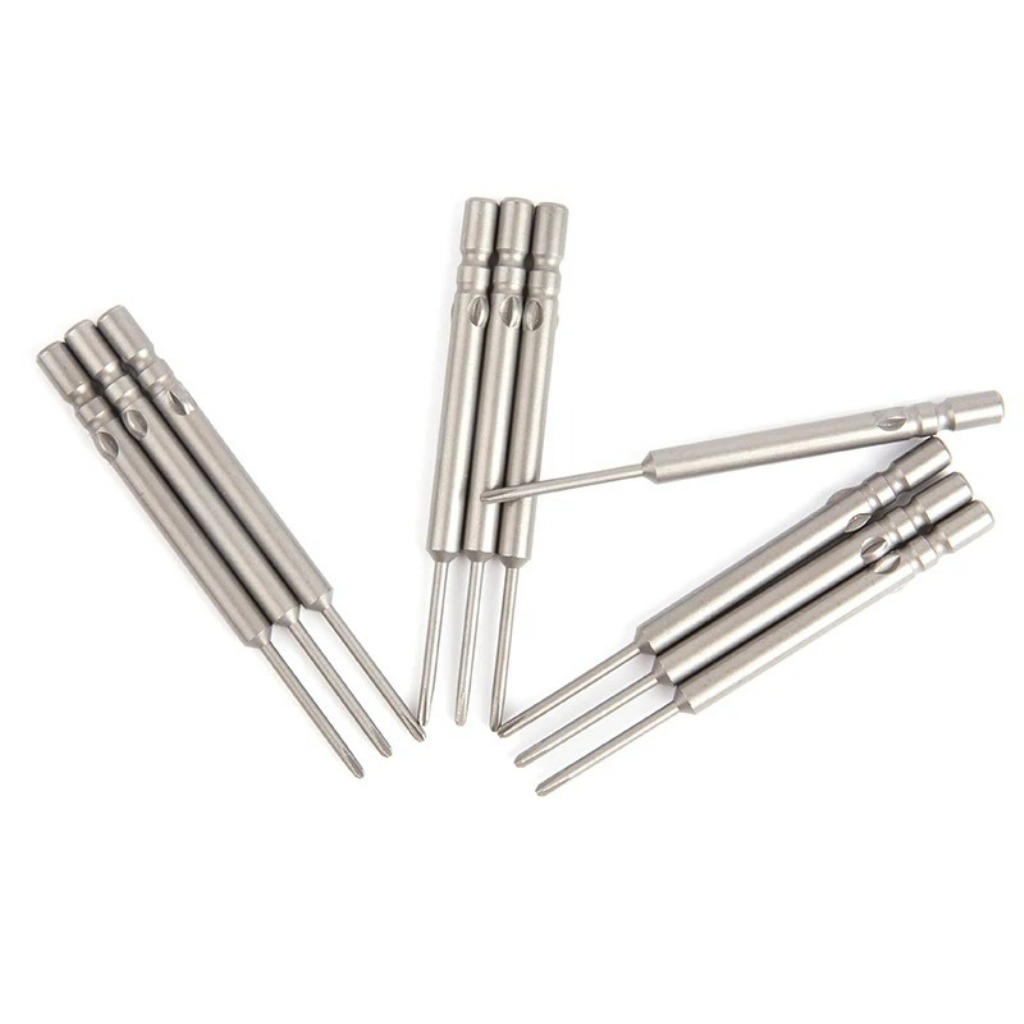 KLT-3 Elektrikli Tornavida Uç Seti 10’lu | 4mm x 40mm x 1.5mm Hassas Tamir Uçları
