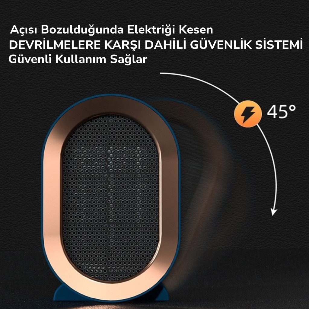 Masaüstü Isıtıcı 1200W Fanlı Hızlı Hava Isıtıcı XH-1201 