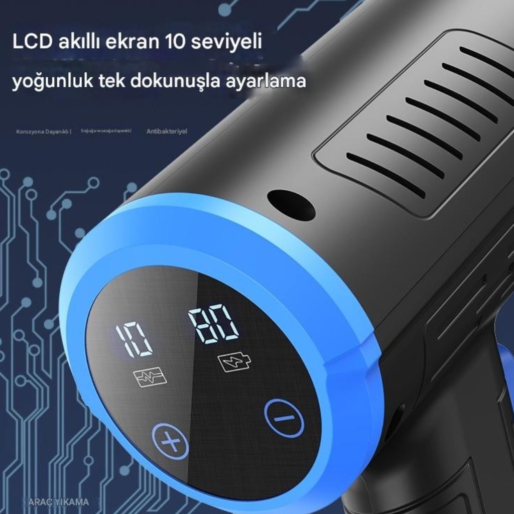 Mdhl 8109 Fırçasız Motorlu Şarjlı Basınçlı Yıkama Makinesi Taşınabilir Araba Yıkama Makinesi