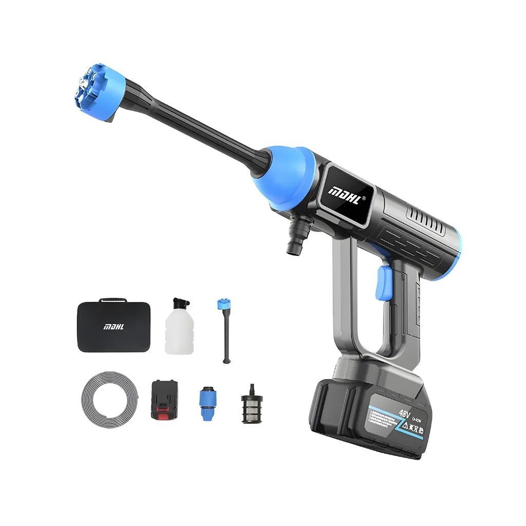 Mdhl 8109 Fırçasız Motorlu Şarjlı Basınçlı Yıkama Makinesi Taşınabilir Araba Yıkama Makinesi