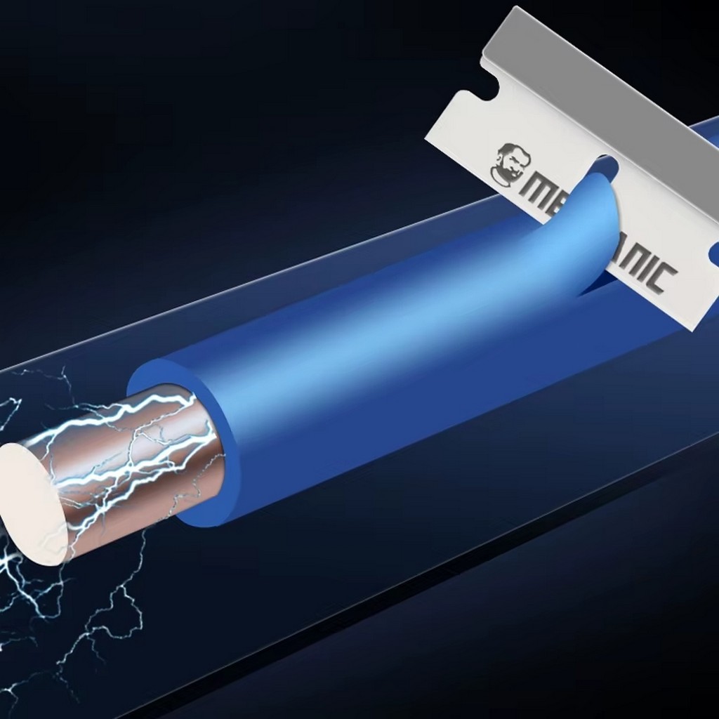 Mechanic Bc10S Seramik Uçlu Ekran Oca Tutkal Temizleme Spatulası+10 Adet Uç