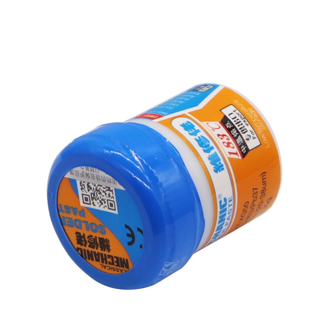 Mechanic Krem Lehim 35Gr 183°C | SMD BGA PCB Tamir İçin Yüksek Performanslı Lehim Pastası